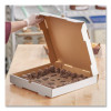 Lock-Corner Pizza Boxes, 16 x 16 x 1.88, White, Paper, 100/Carton