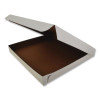Lock-Corner Pizza Boxes, 14 x 14 x 1.88, White, Paper, 100/Carton
