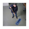 Clip-On Dust Mop Handle, Lacquered Wood, Swivel Head, 1" Dia x 60", Natural