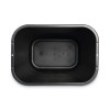 Soft-Sided Wastebasket, 14 Qt, Plastic, Black