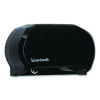 Standard Twin Toilet Tissue Dispenser, 13 x 6.75 x 8.75, Black