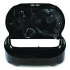 Standard Twin Toilet Tissue Dispenser, 13 x 6.75 x 8.75, Black
