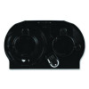 Standard Twin Toilet Tissue Dispenser, 13 x 6.75 x 8.75, Black