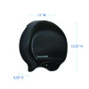 Single Jumbo Toilet Tissue Dispenser, 11 x 6.25 x 12.25, Black