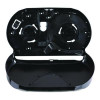 Jumbo Twin Toilet Tissue Dispenser, 20.25 x 6 x 12.25, Black