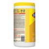 Disinfecting Wipes, 1-Ply, 7 x 8, Lemon Fresh, White, 75/Canister, 6/Carton