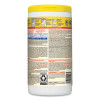 Cloroxpro Disinfecting Wipes, 1-Ply, 7 x 8, Lemon Fresh, White, 75/Canister, 6/Carton