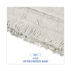 Disposable Dust Mop Head, Cotton/Synthetic Fibers, 48 x 5, White