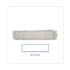 Disposable Dust Mop Head, Cotton/Synthetic Fibers, 48 x 5, White