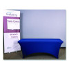 Igear Fabric Table Cover, Polyester/Spandex, 30 "x 72", Blue