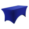 Igear Fabric Table Cover, Polyester/Spandex, 30 "x 72", Blue