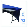Igear Fabric Table Cover, Polyester/Spandex, 30 "x 72", Blue