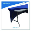 Igear Fabric Table Cover, Polyester/Spandex, 30 "x 72", Blue