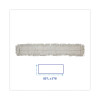 Disposable Dust Mop Head, Cotton, Cut-End, 60 x 5