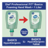Basics Hypoallergenic Foaming Hand Wash Refill For Fit Touch Free Dispenser, Fresh Floral Scent, 1 L, 3/Carton
