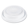 Cappuccino Dome Sipper Lids, Fits 12 Oz To 24 Oz Hot Cups, Plastic, White, 1,000/Carton
