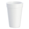 Foam Drink Cups, 16 Oz., White, 25/Bag, 40 Bags/Carton
