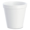 Foam Containers, Squat, 16 Oz, White, 25/Bag, 20 Bags/Carton