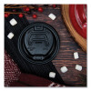 Optima Reclosable Lid, Fits 12 Oz To 24 Oz Hot Cups, Plastic, Black, 100/Pack, 10 Packs/Carton