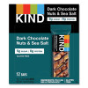 Nuts And Spices Bar, Dark Chocolate Nuts And Sea Salt, 1.4 Oz Bar, 12/Box