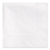 Embossed Beverage Napkins, 2-Ply, 9.5 x 9.5, White, 1,000/Carton