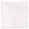 Embossed Beverage Napkins, 2-Ply, 9.5 x 9.5, White, 3,000/Carton