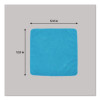 Microfiber Cleaning Cloths, 12 X 12, Blue, 24/Pack