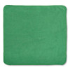 Microfiber Cleaning Cloths, 16 X 16, Green, 24/Pack