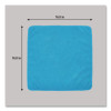 Microfiber Cleaning Cloths, 16 X 16, Blue, 24/Pack
