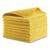 Microfiber Cleaning Cloths, 16 X 16, Yellow, 24/Pack