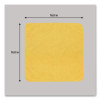 Microfiber Cleaning Cloths, 16 X 16, Yellow, 24/Pack