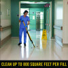 Pulse Microfiber Spray Mop System, 17" Microfiber Head, 52" Yellow Plastic Handle