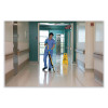 Pulse Microfiber Spray Mop System, 17" Microfiber Head, 52" Yellow Plastic Handle