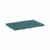 Heavy-Duty Scouring Pad, 6 x 9, Green, 15/Carton