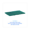 Heavy-Duty Scouring Pad, 6 x 9, Green, 15/Carton