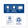Multipurpose Paper Wiper, 2-Ply, 9 x 10.25, White, 110/Box, 18 Boxes/Carton