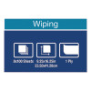 Multipurpose Paper Wiper, 9.25 X 16.25, White, 100/Box, 8 Boxes/Carton