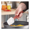 High Heat Scraper Spoon, Plastic, 13.5", Red/White