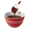 High Heat Scraper Spoon, Plastic, 13.5", Red/White