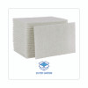 Light-Duty Scouring Pad, 6 x 9, White, 20/Carton