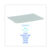 Light-Duty Scouring Pad, 6 x 9, White, 20/Carton