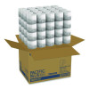 Pacific Blue Basic Embossed Bathroom Tissue, Septic Safe, 1-Ply, White, 550 Sheets/Roll, 80 Rolls/Carton
