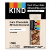 Fruit And Nut Bars, Dark Chocolate Almond And Coconut, 1.4 Oz Bar, 12/Box