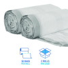 Drawstring Kitchen Bags/Liners, Drawstring, 13 Gal, 24" x 28", White, 50 Bags/Roll, 2 Rolls/Carton