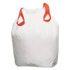 Heavy-Duty Trash Bags, Drawstring, 13 Gal, 24.5" x 27.38", White, 50 Bags/Roll, 4 Rolls/Box