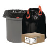 Heavy-Duty Trash Bags, Drawstring, 30 Gal, 1.2 Mil, 30.5" x 33", Black, 25 Bags/Roll, 8 Rolls/Box