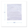 Reclosable Freezer Storage Bags, 1 Gal, 10.5" x 11", Clear, 250/Box
