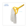 Mop Head, Value Standard Head, Rayon Fiber, Cut-End, #16, White, 12/Carton