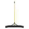 Maximizer Push-To-Center Broom, Poly Bristles, 36 X 58.13, Steel Handle, Yellow/Black