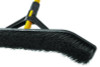 Maximizer Push-To-Center Broom, 36 x 58.13, Polypropylene Bristles, Steel Handle, Yellow/Black